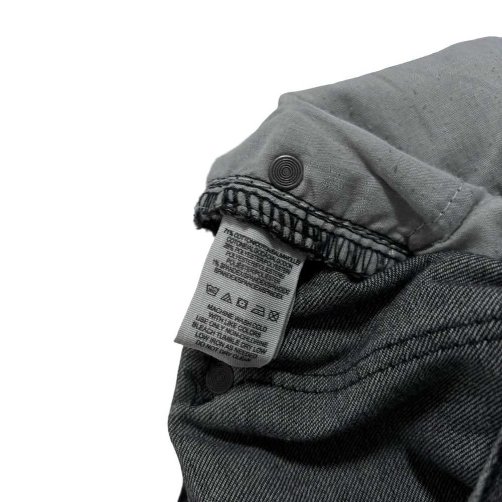 Free People Women's Skinny Raw Hem Distressed Grunge Jeans Gray Size 26x25 - Picture 7 of 7
